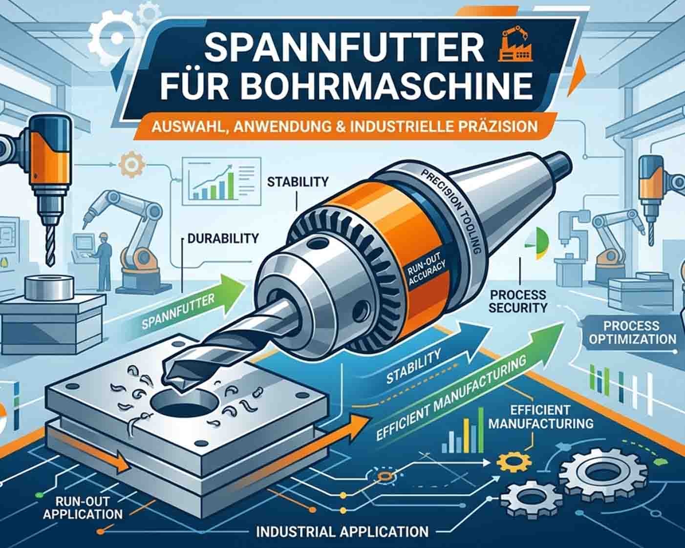 Spannfutter für Bohrmaschine