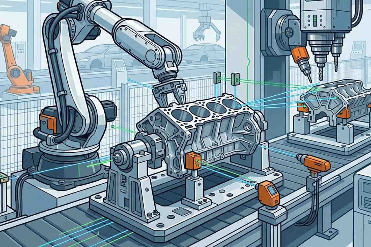 Spannvorrichtung Automobilindustrie