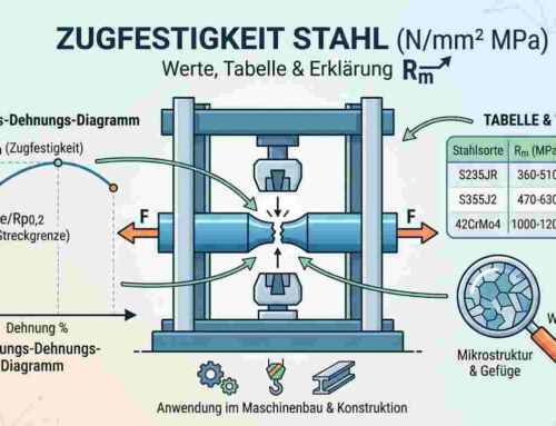 Zugfestigkeit Stahl: Werte, Tabelle & Erklärung