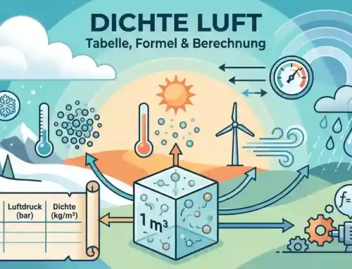 Dichte Luft: Tabelle, Formel & Berechnung