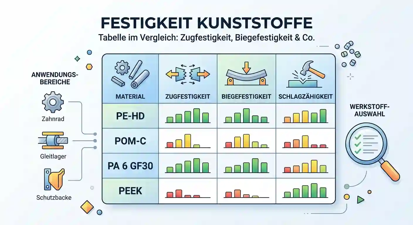 festigkeit kunststoffe tabelle