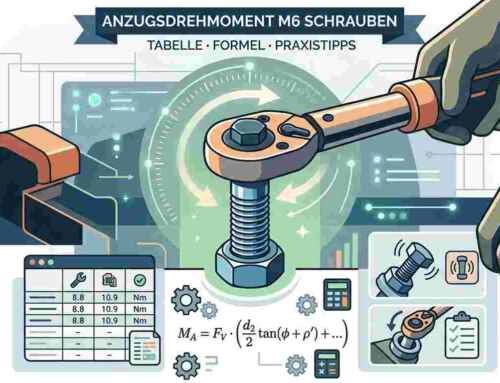 Anzugsdrehmoment Schrauben M6: Tabelle & Formel